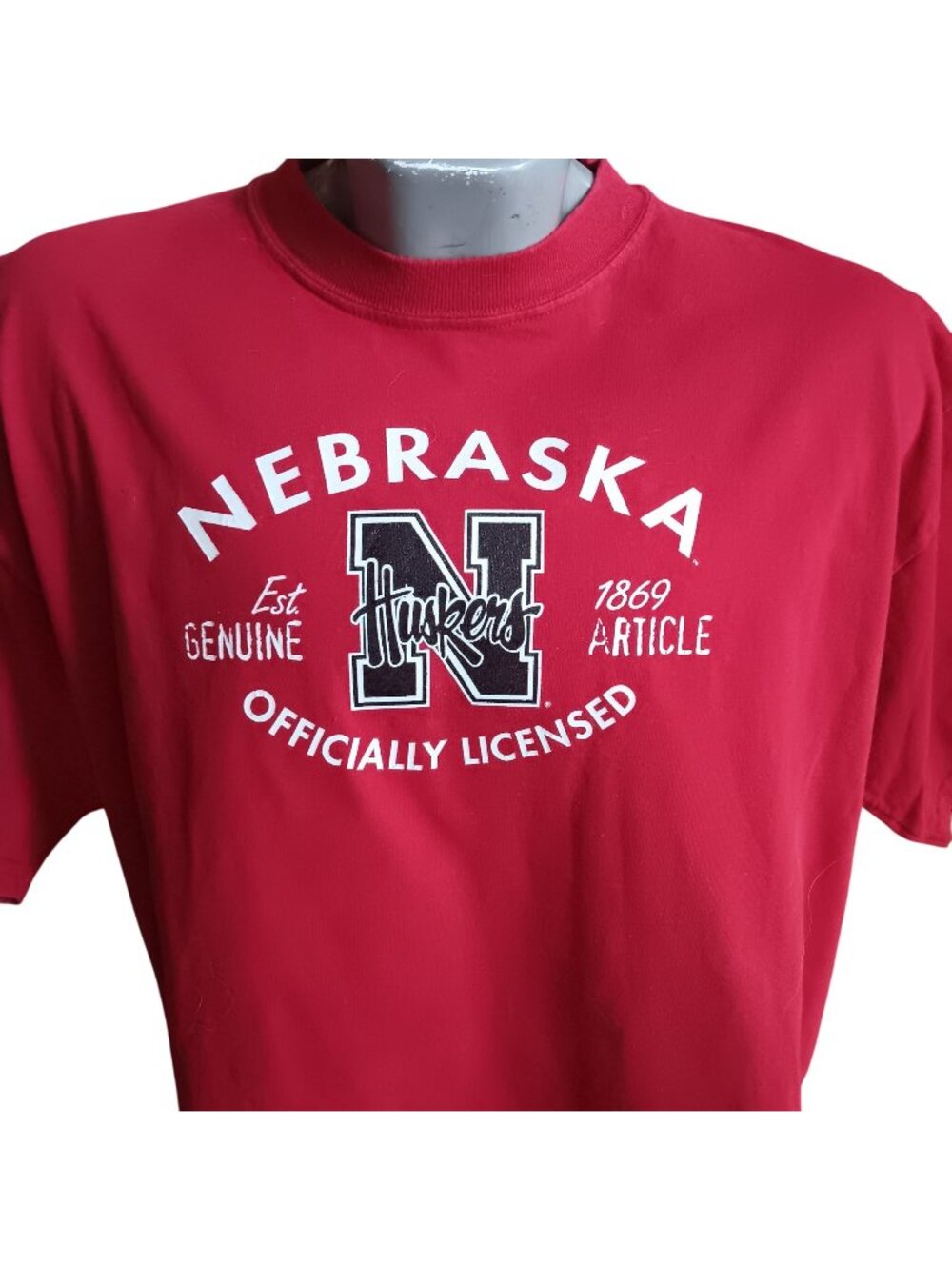 Nebraska Huskers T-Shirt Men's XL Big Red Officially Licensed AS Sports
